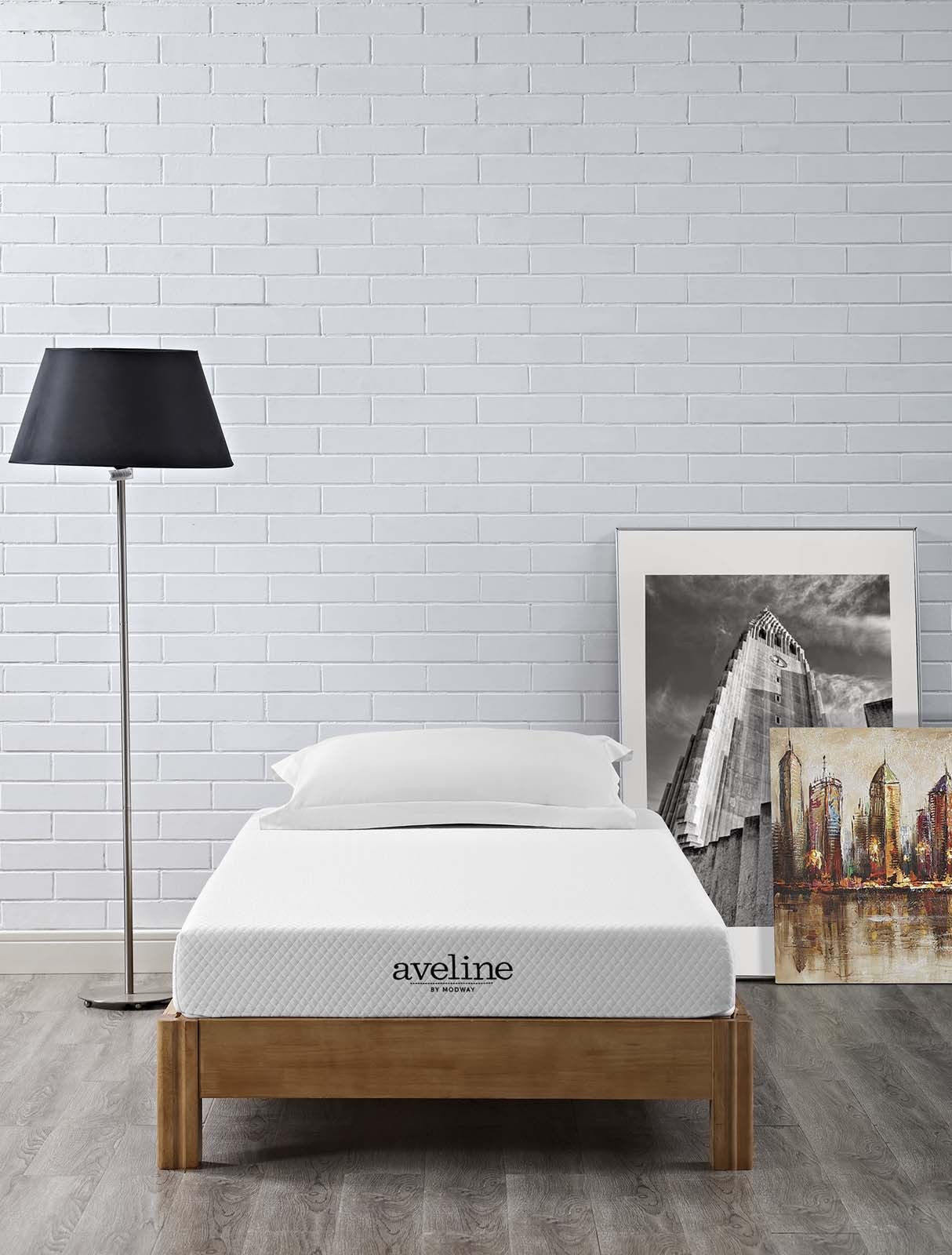 Aveline 6 Gel Infused Memory Twin Mattress CertiPUR-US Certified Foam White