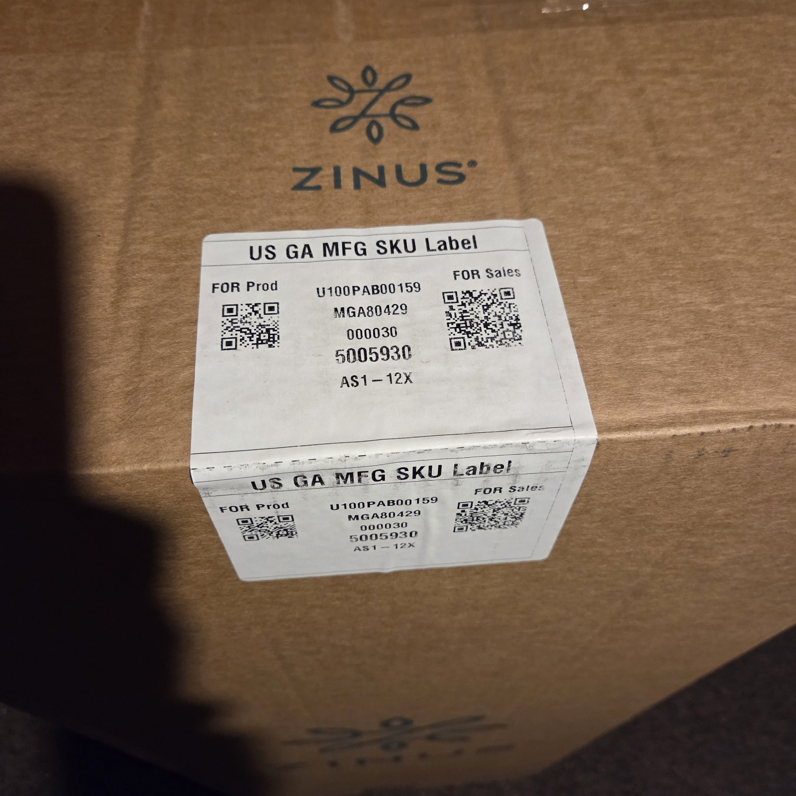 Zinus 12″ Twin XL Memory Foam Mattress in a Box