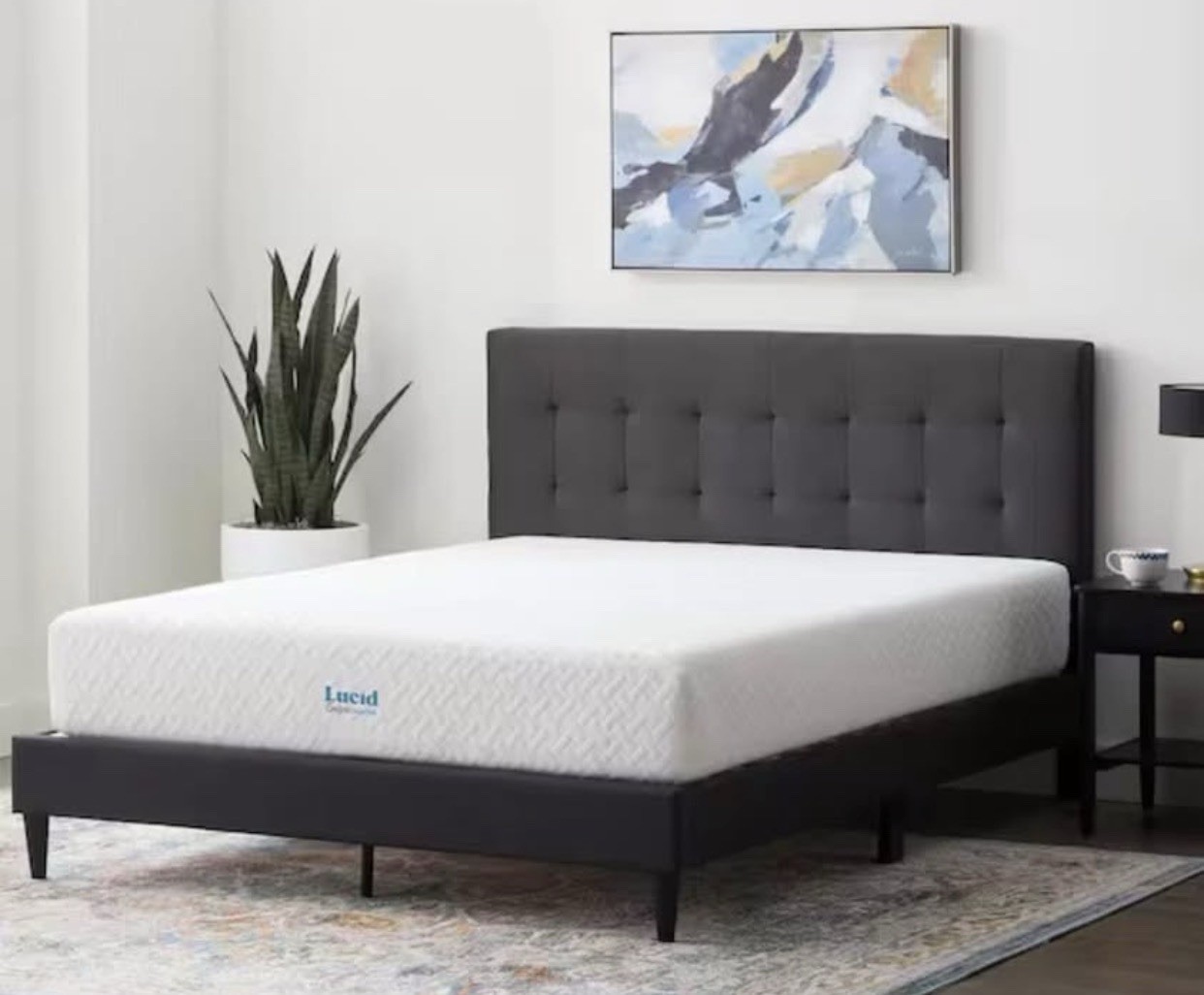 10 in. Firm Gel Memory Foam Tight Top California King Mattress