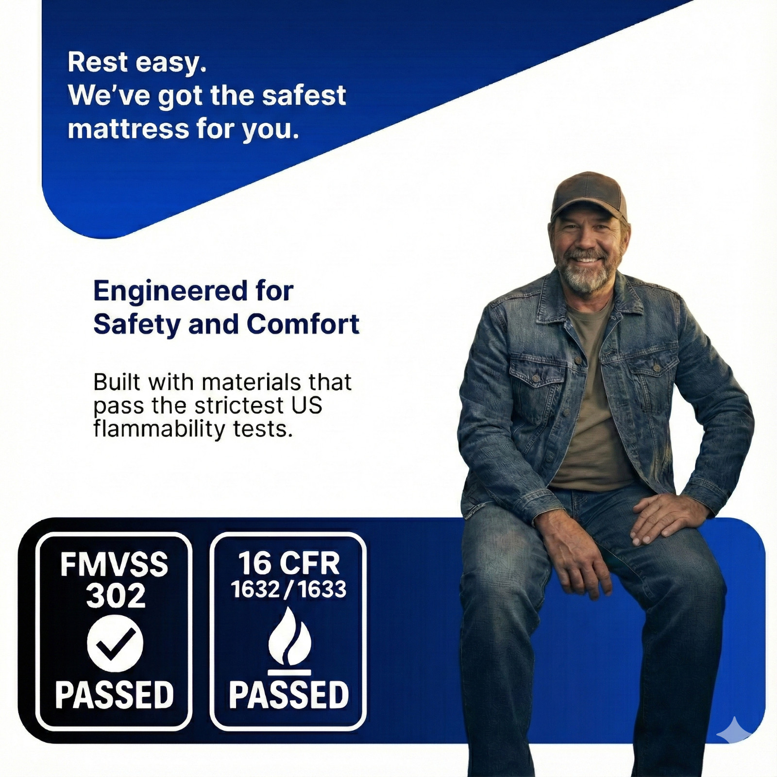 6.5 Inch Semi Truck Mattress, Multi-Size, Innerspring, Medium-Firm, hoggisleep