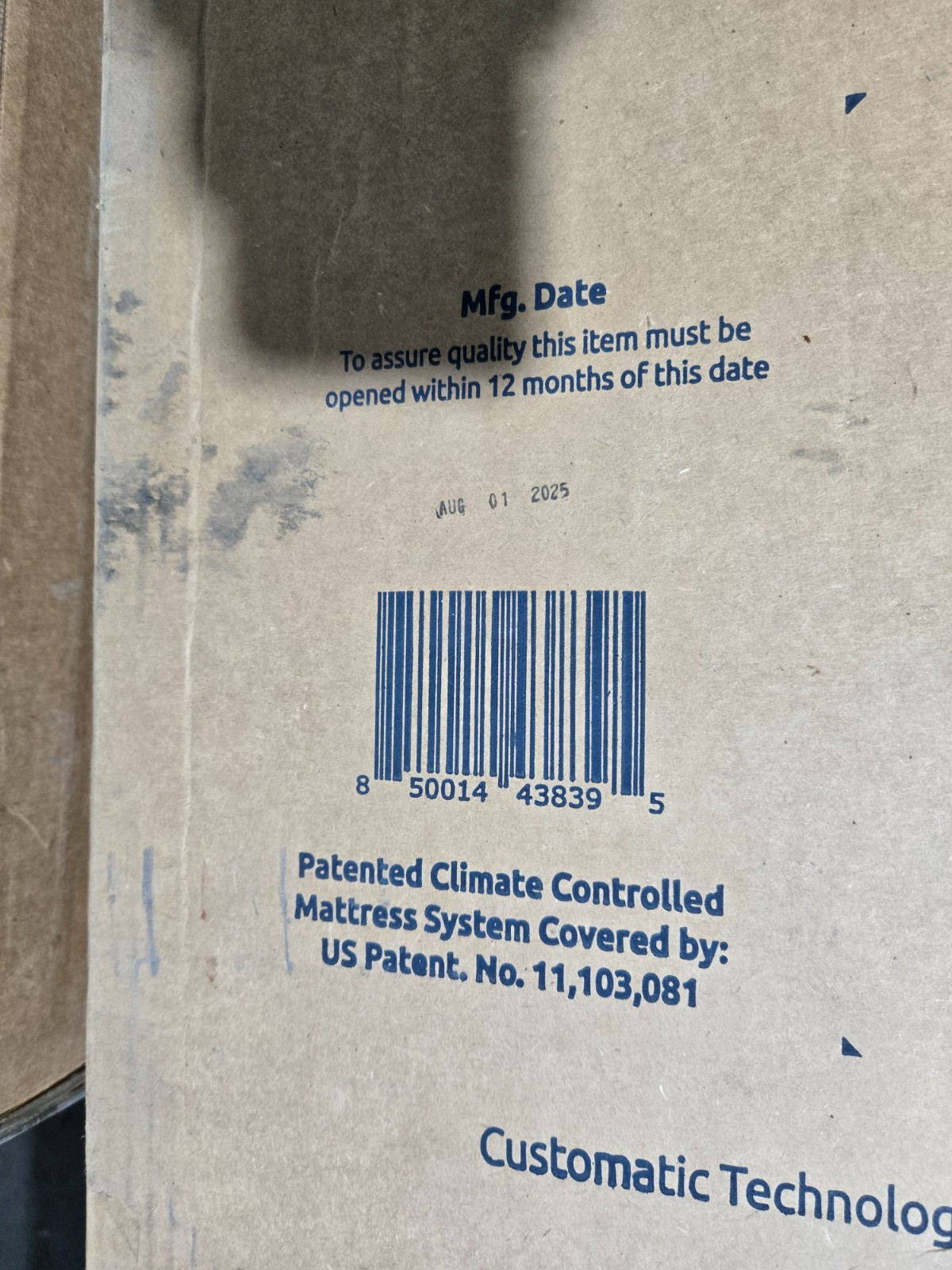 DreamTemp by Customatic Technologies Queen Mattress