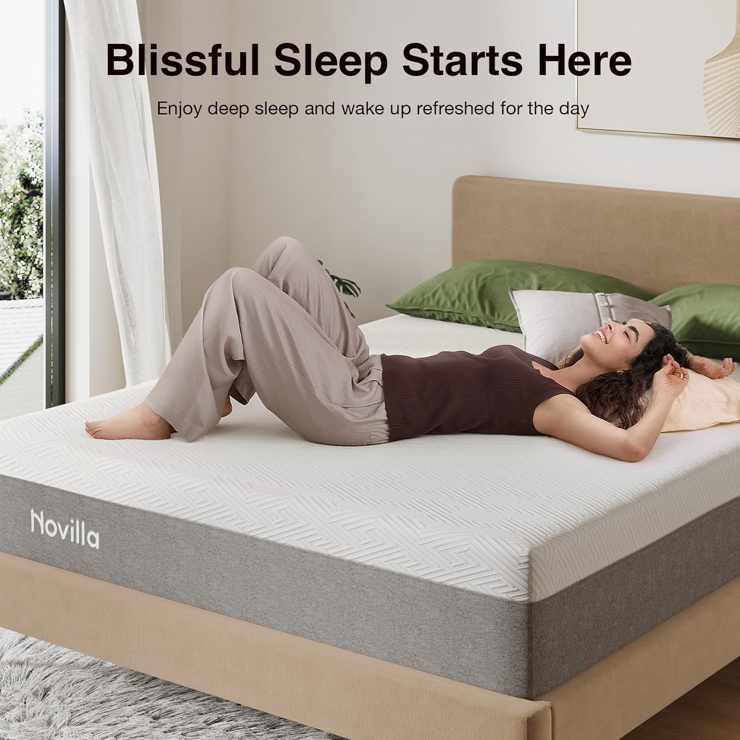 Certified 10-Inch Twin Gel Memory Foam Mattress for Cooler, Healthier Sleep