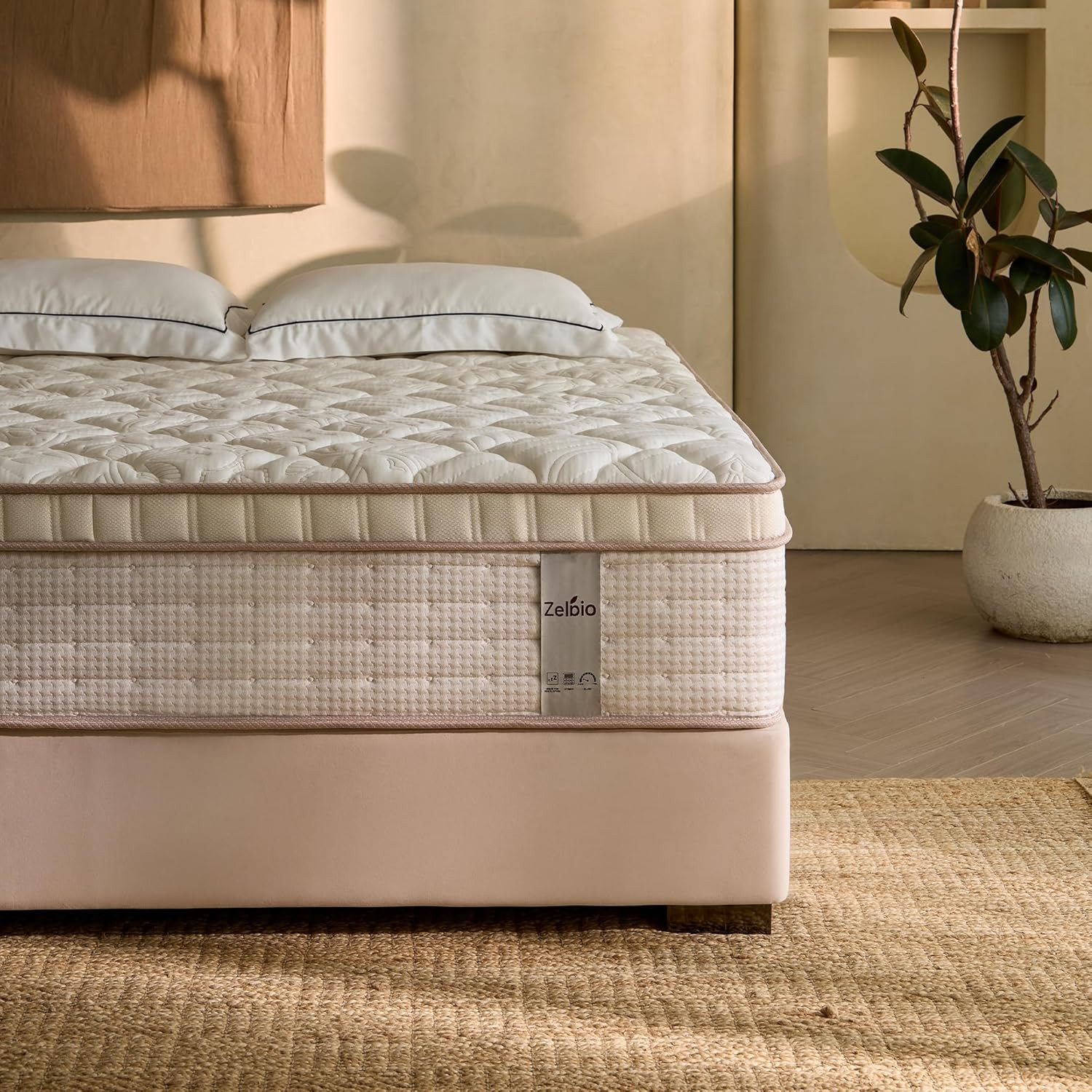 12 Inch Full XL Mattress Hybrid, Cooling Gel Memory Foam & Pocket Springs, Mediu