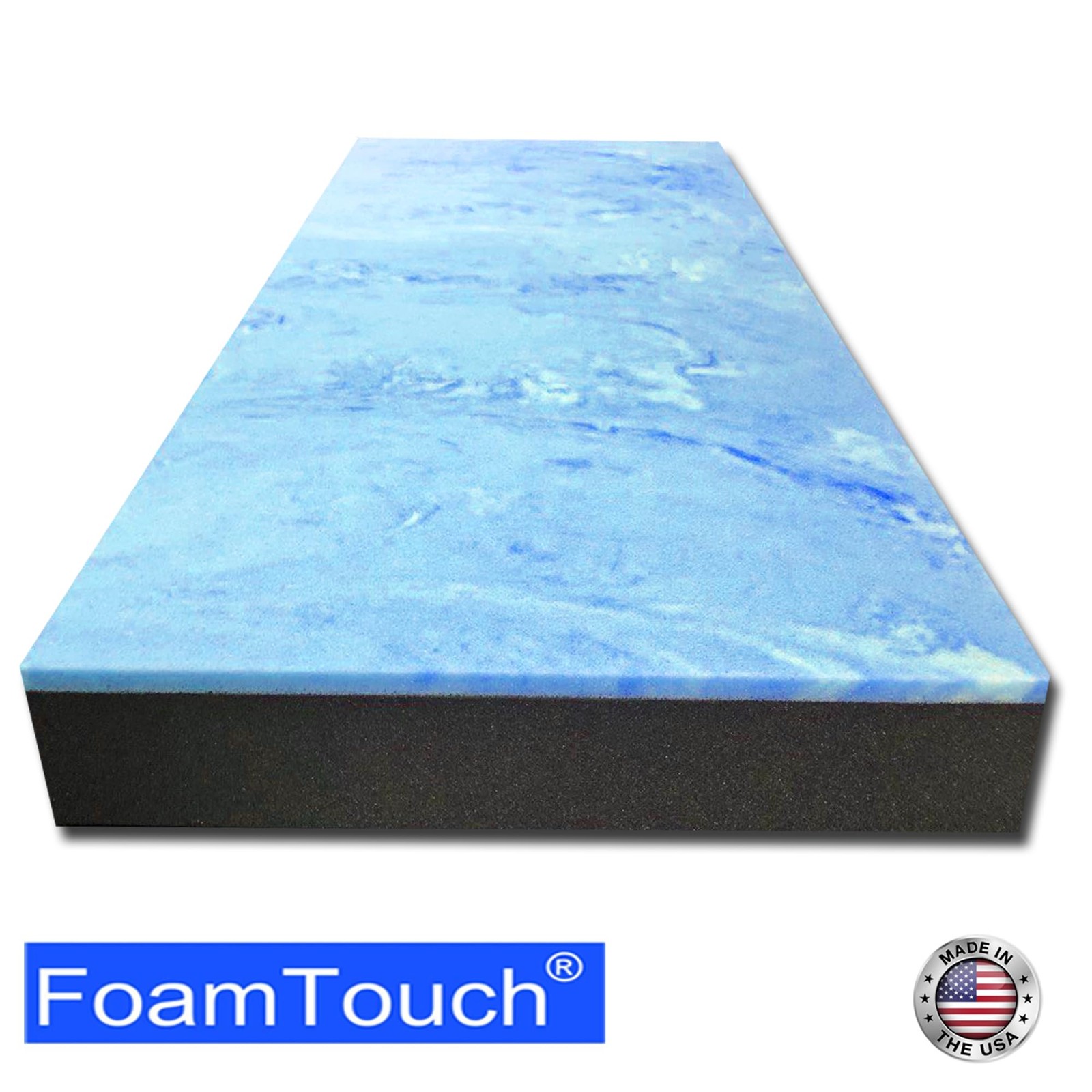 6” x 34” x 72” Bunk Mattress, Memory Foam on High Density Foam, RV Mattres…