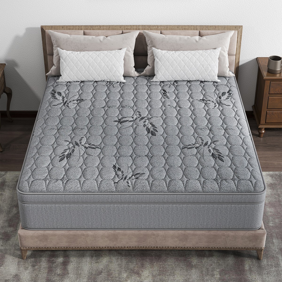 12″14″ Gel Memory Foam Hybrid Spring Mattress in a Box Twin Full Queen King Size