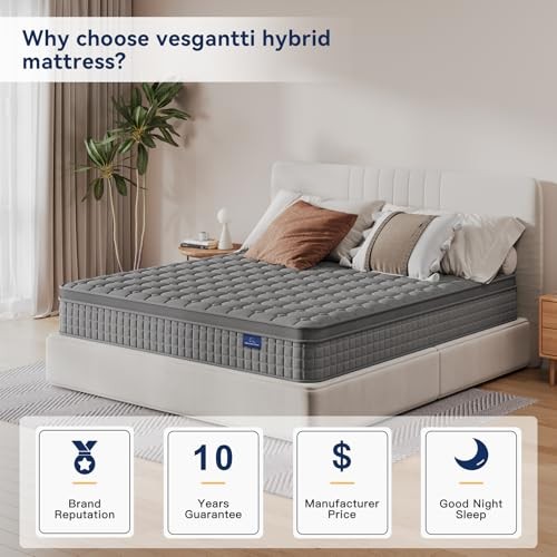 Queen 10″ Hybrid Mattress – Multilayer – Multiple Sizes & Styles Available