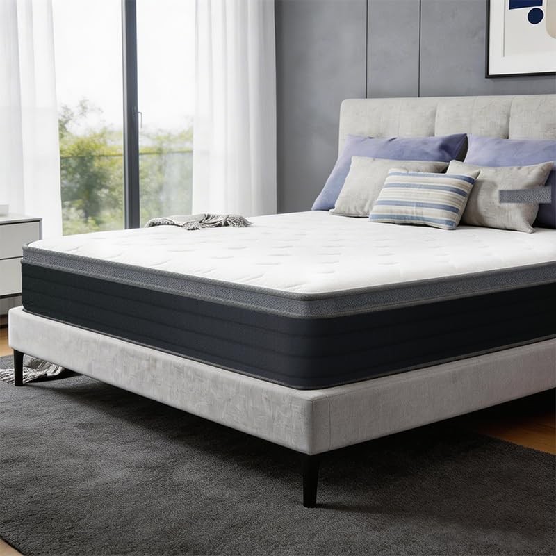 Queen Mattress, 10 Inch Queen Size Mattress in a Box, Hotel-Quality Soft Bed