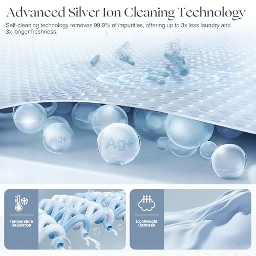 Queen Gray Silver Infused Comforter – Full / Queen Gray Blanket