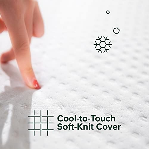 ZINUS 10 INCH TWIN COOLING ESSENTIAL FOAM MATTRESS AFFORDABLE QUALITY – WHITE