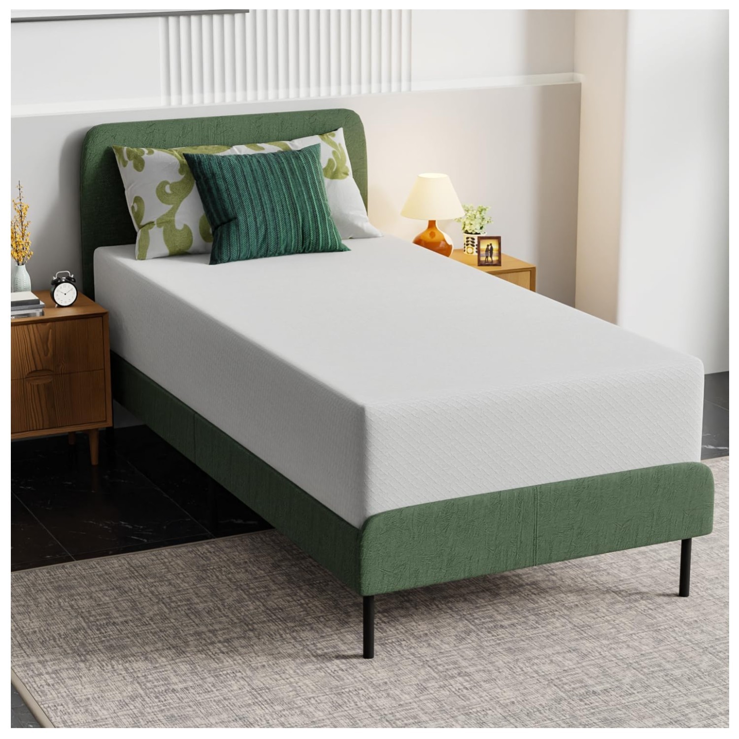 Cooler Sleep 12 Inch Medium-Firm Twin XL Mattress – Gel Memory Foam Comfort