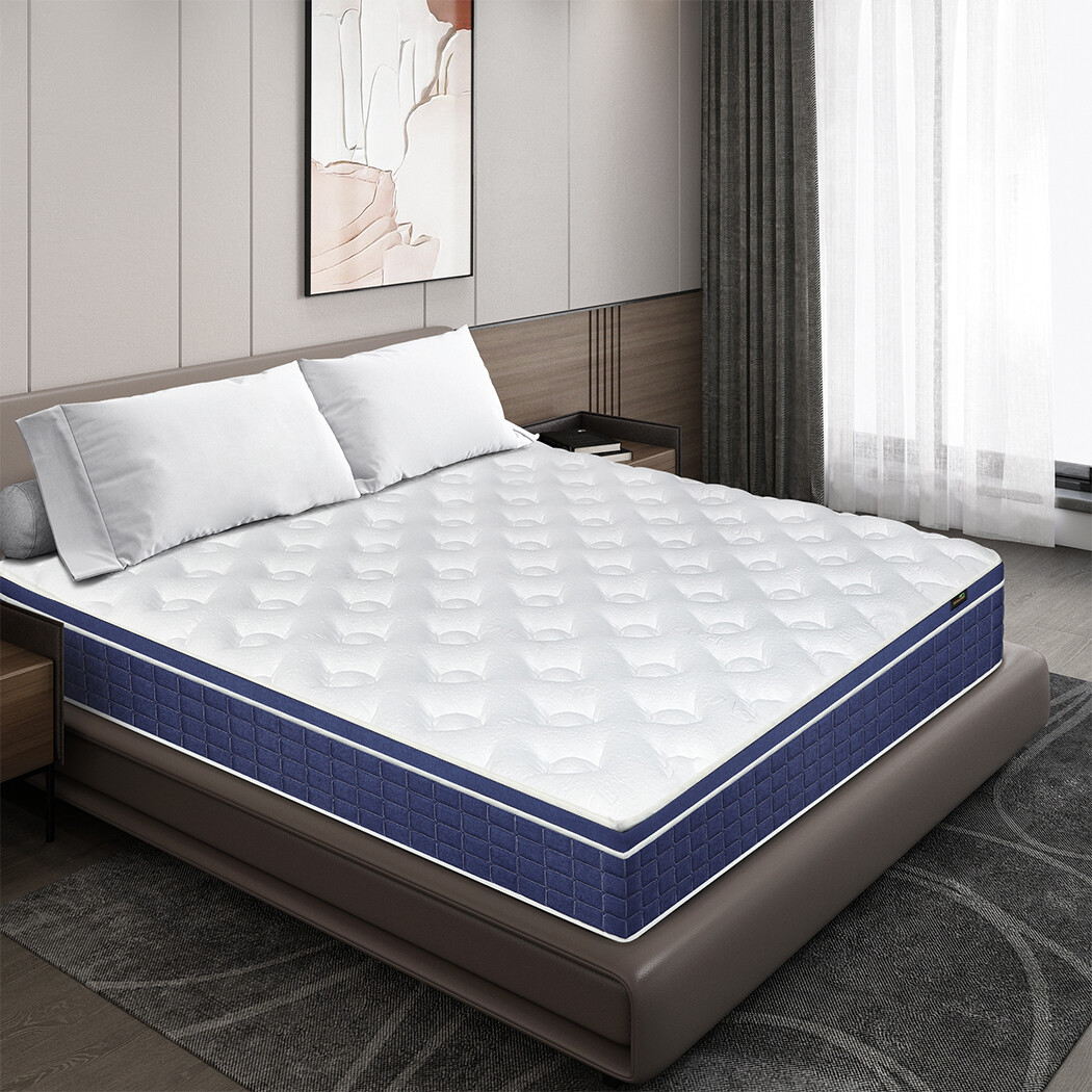 14/12 Inch Twin Full Queen King Mattress Hybrid Foam Pocket Coils Bed In a Box