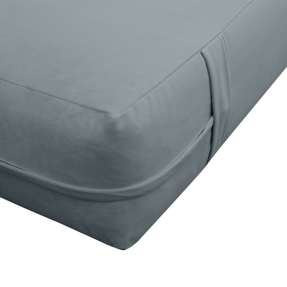 Knife Edge 8″ FULL 75x54x8 Velvet Indoor Daybed Mattress |COVER ONLY|-AD347