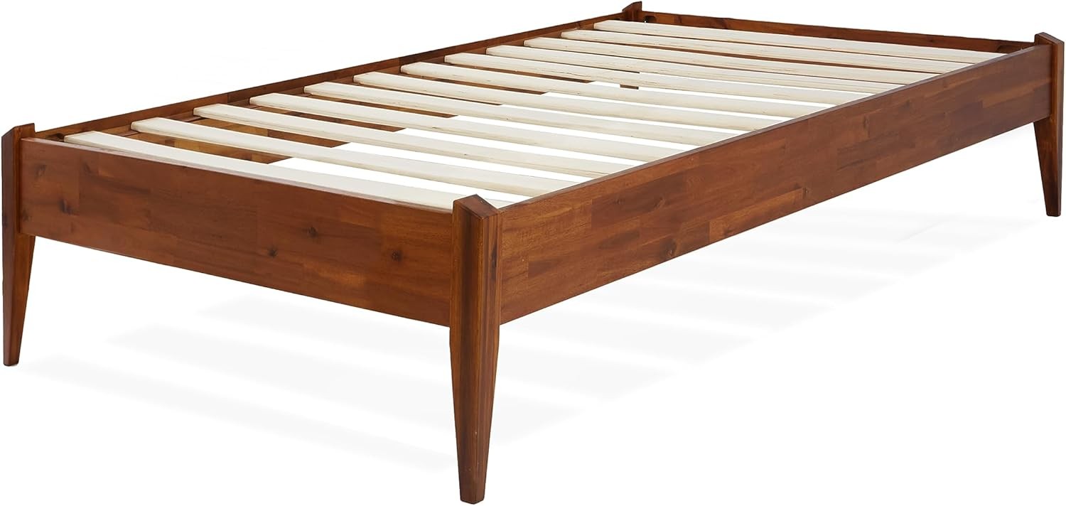 Dinkee 15″ Solid Wood Platform Bed Fre Without Headboard – Japanese