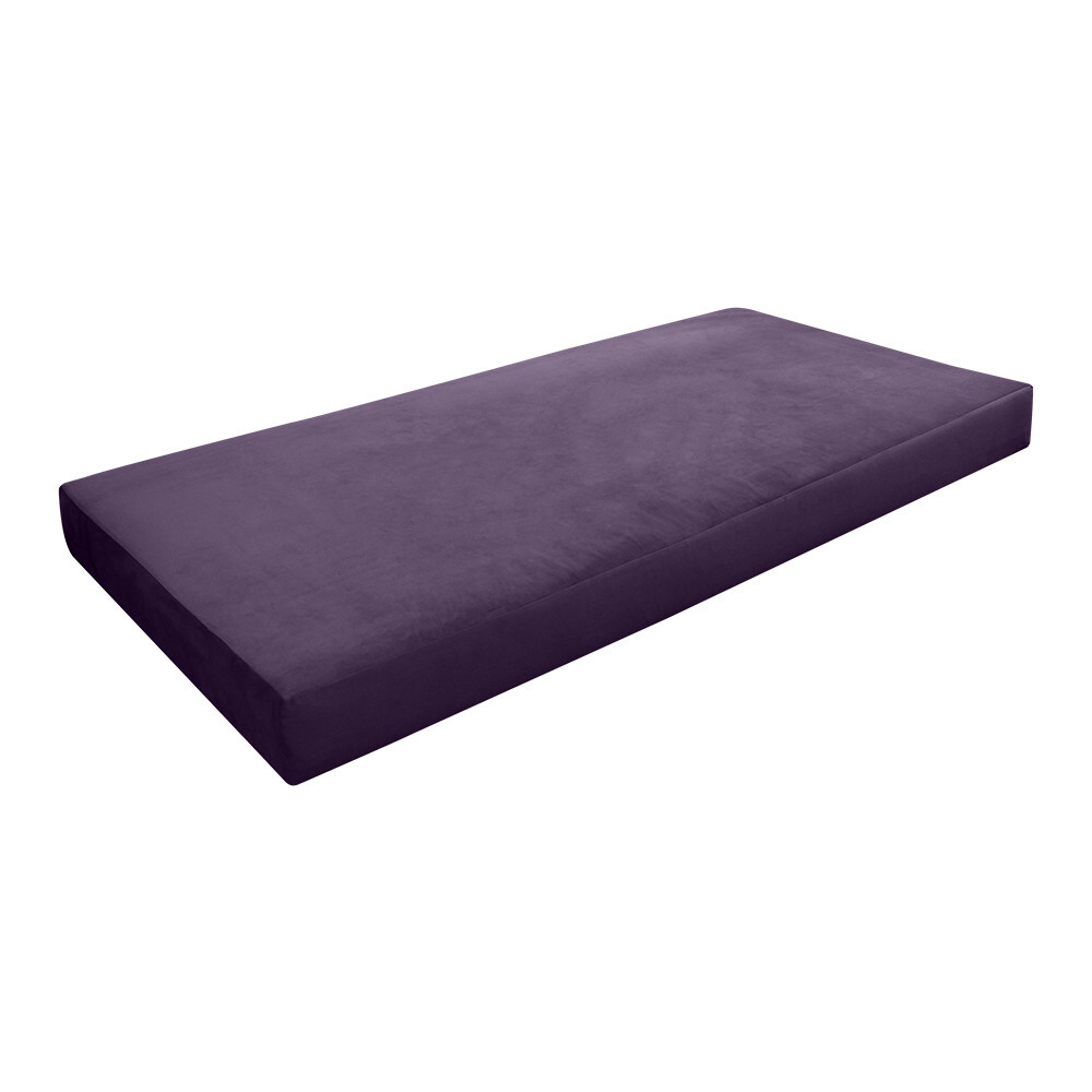 Knife Edge 6″ Twin Size 75x39x6 Velvet Indoor Daybed Mattress |COVER ONLY|-AD339