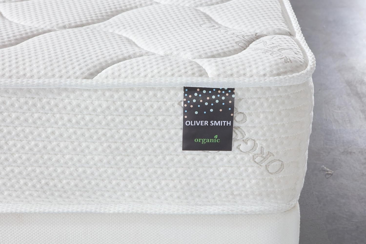 Oliver Smith – Organic Cotton – 10 Inch – Comfort Firm Sleep – Cool Memory Foam