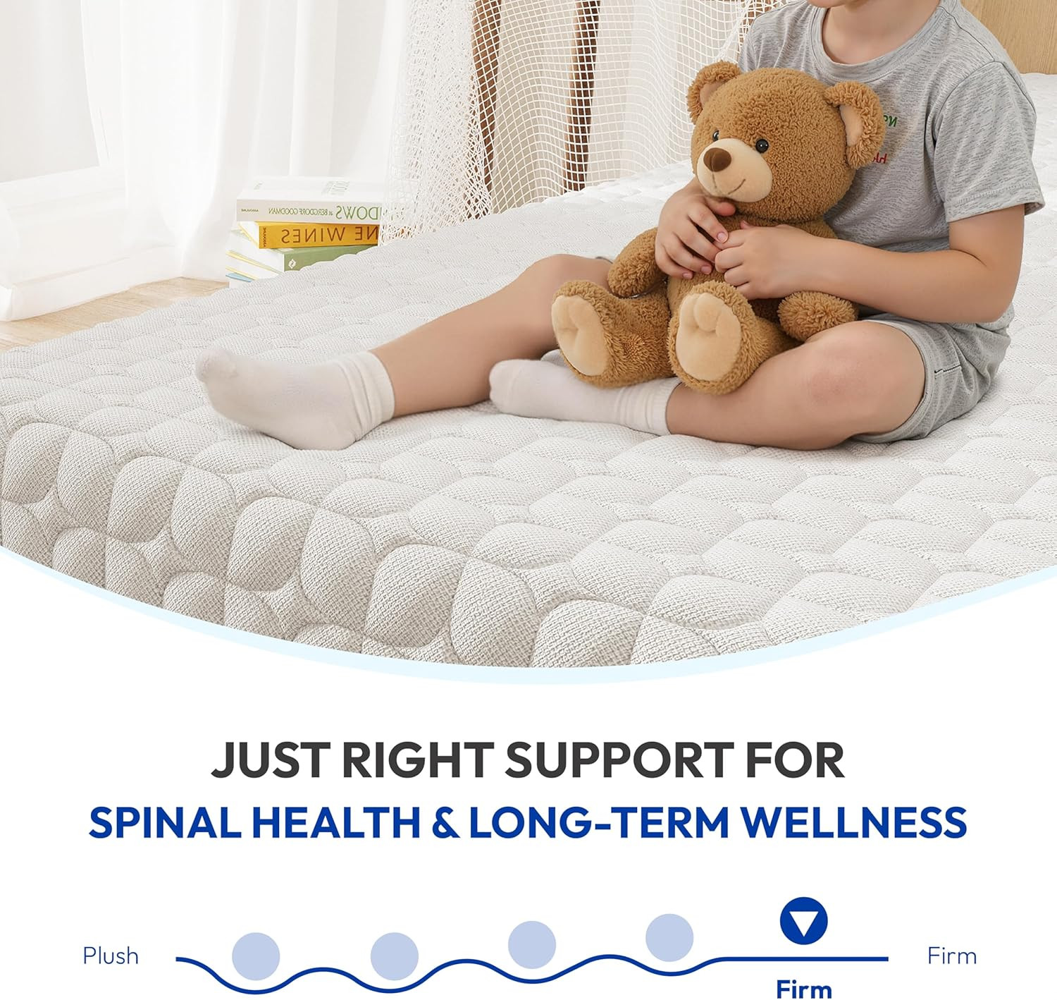 6 Inch Full Size Mattress, Firm Gel Memory Foam Full Mattress in a Box, Firm Bac