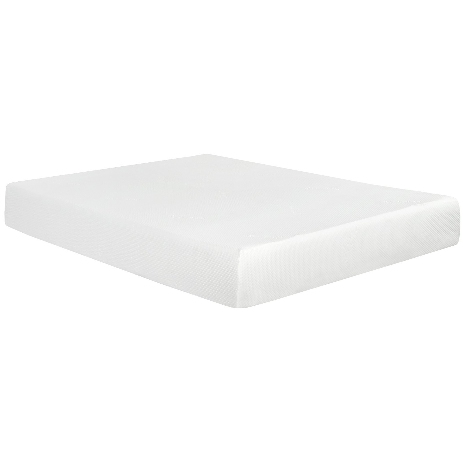 Plush 10 in. Queen Size Gel Memory Foam Mattress Bed in a Box, White
