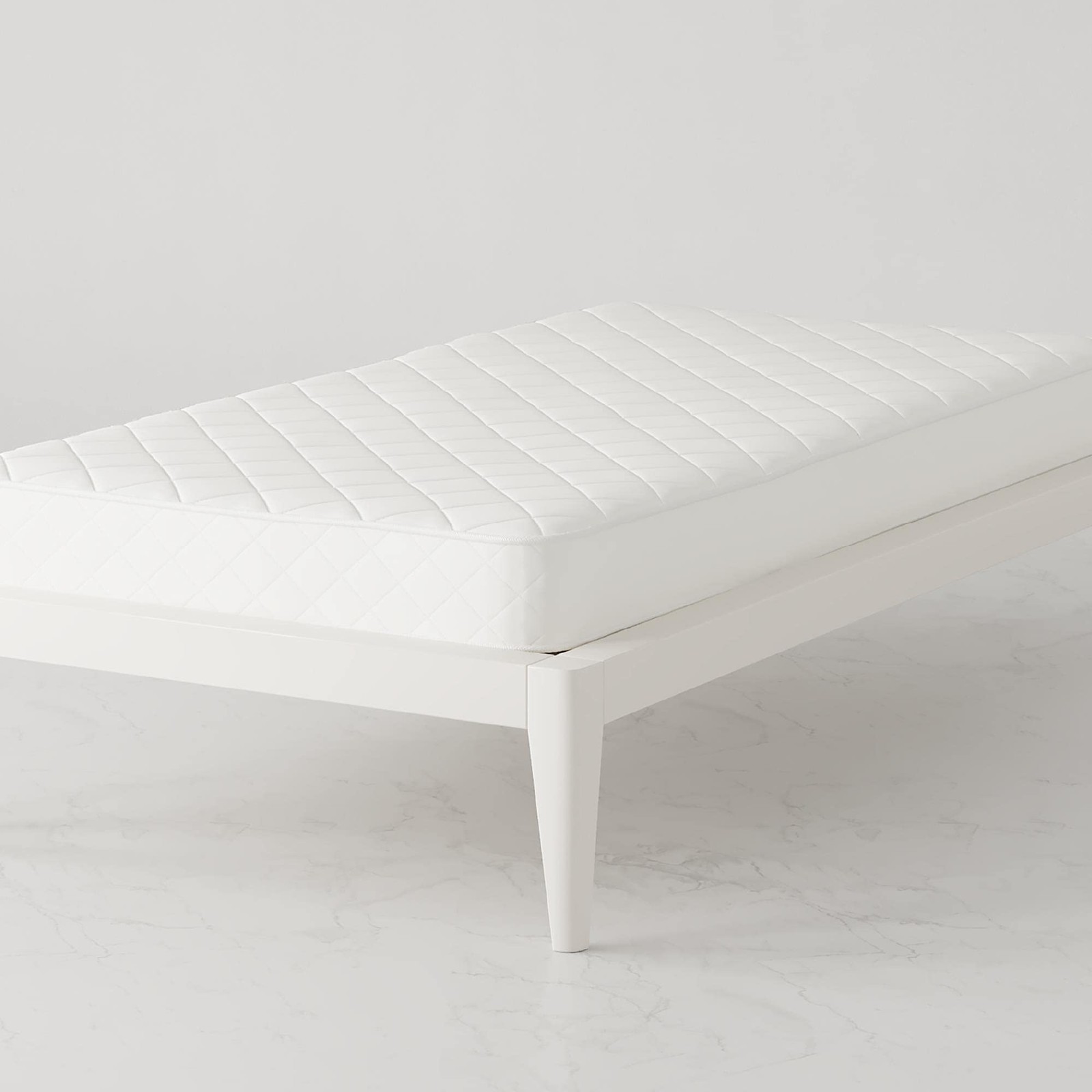 6” Coil Mattress made with CertiPUR-US® certified foam , Twin,White