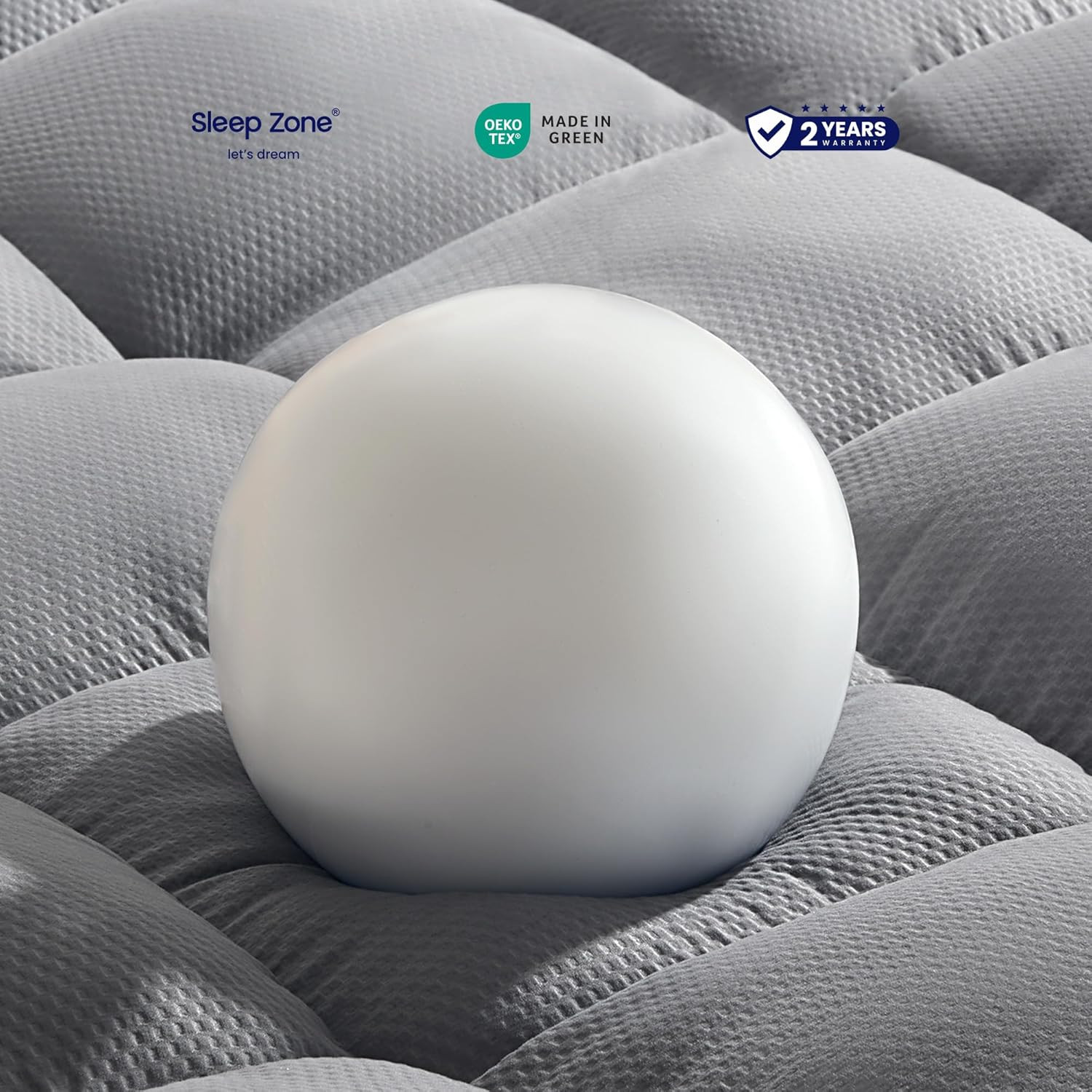 Breathable Twin Mattress Pad, Deep Pocket, Skin-Friendly, Machine Washable, Grey