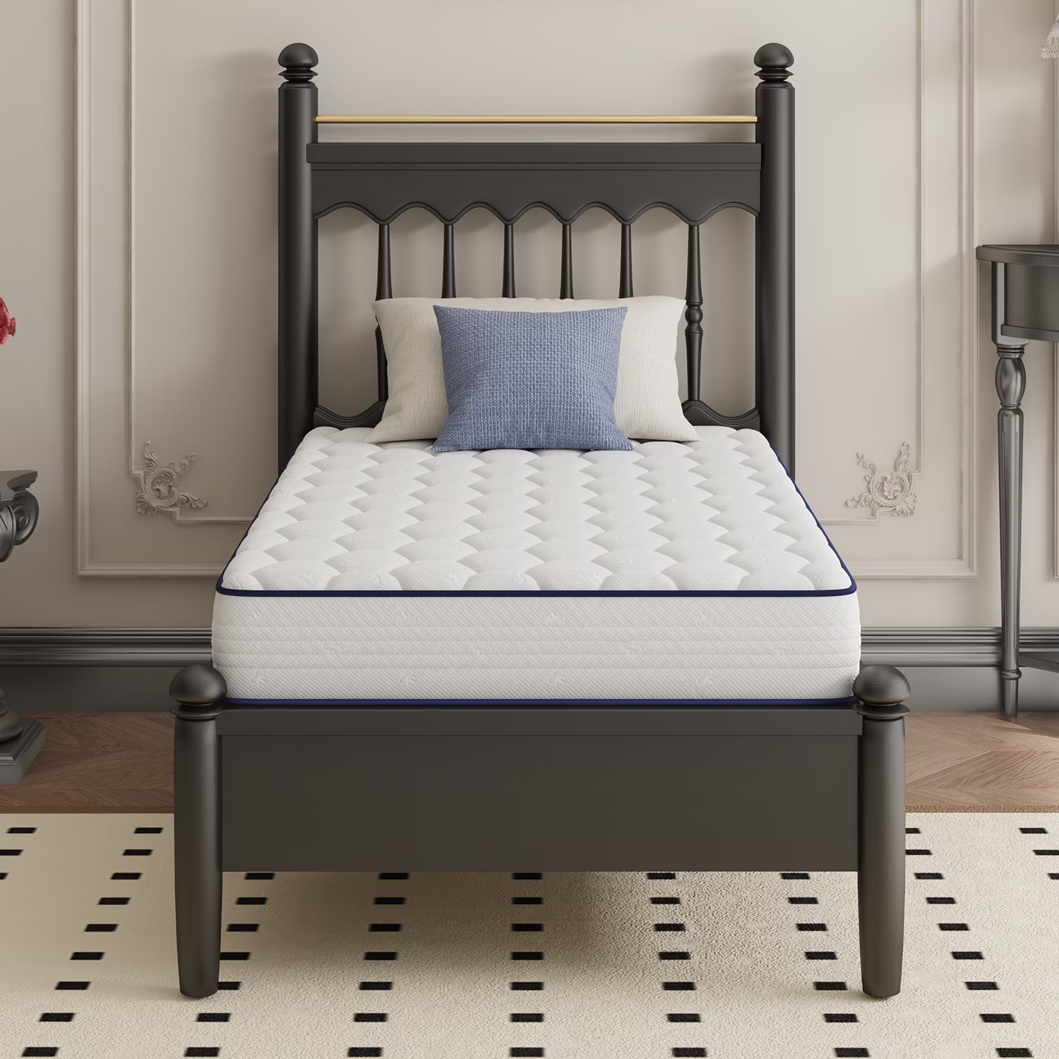 Avenco Pearl 6″ Twin Size Medium Adult Supportive Innerspring Mattress