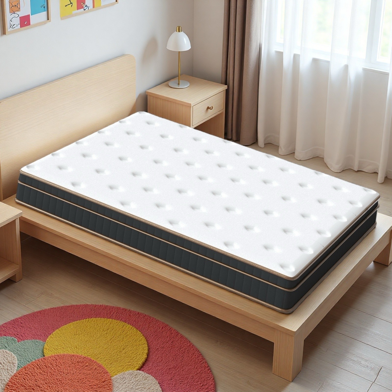 Full Innerspring Mattress 12-Inch – Breathable, Medium Firm For Dorms & Guests