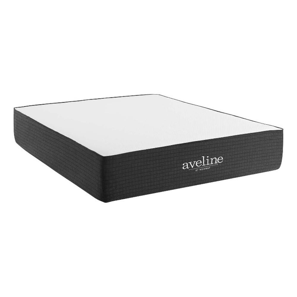 Modway Aveline 14″ Modern Style Memory Foam Full Mattress in White
