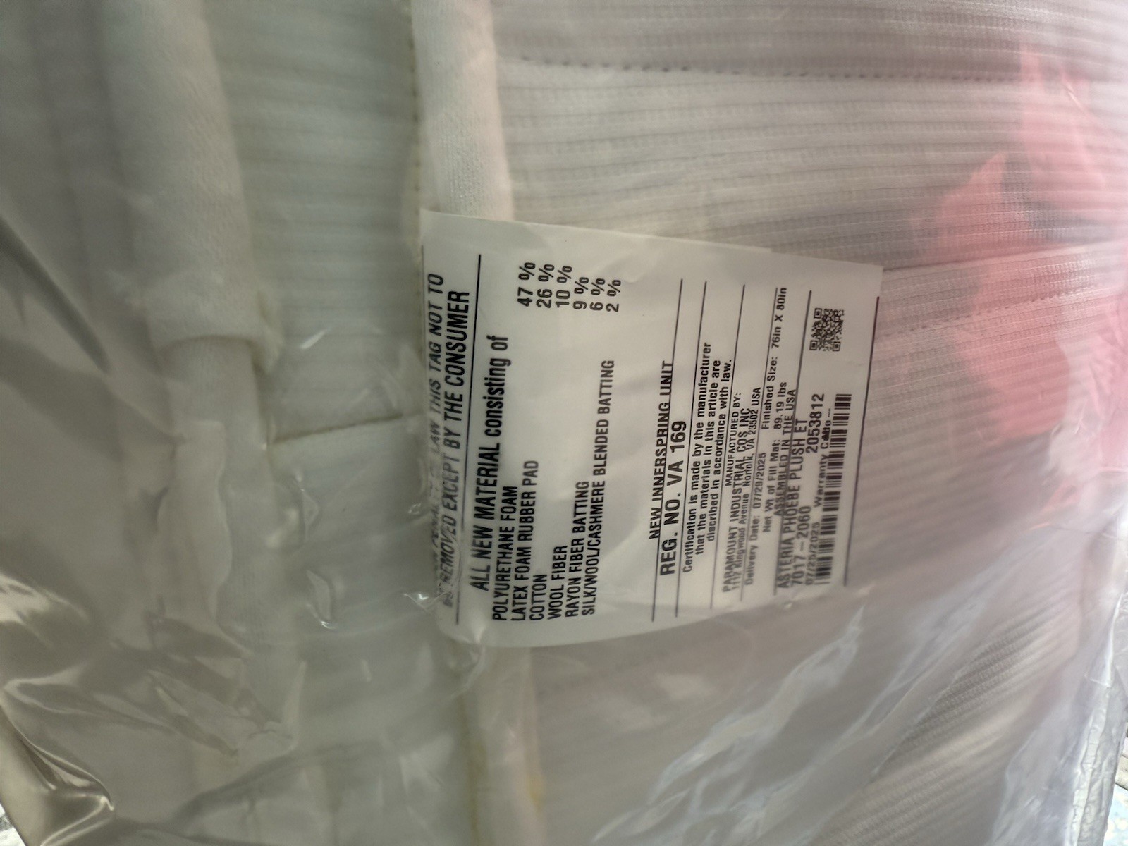 ASTERIA PHOEBE KING PILLOWTOP LUXURY ULTRA PLUSH MATTRESS LATEX NEW CLEARANCE