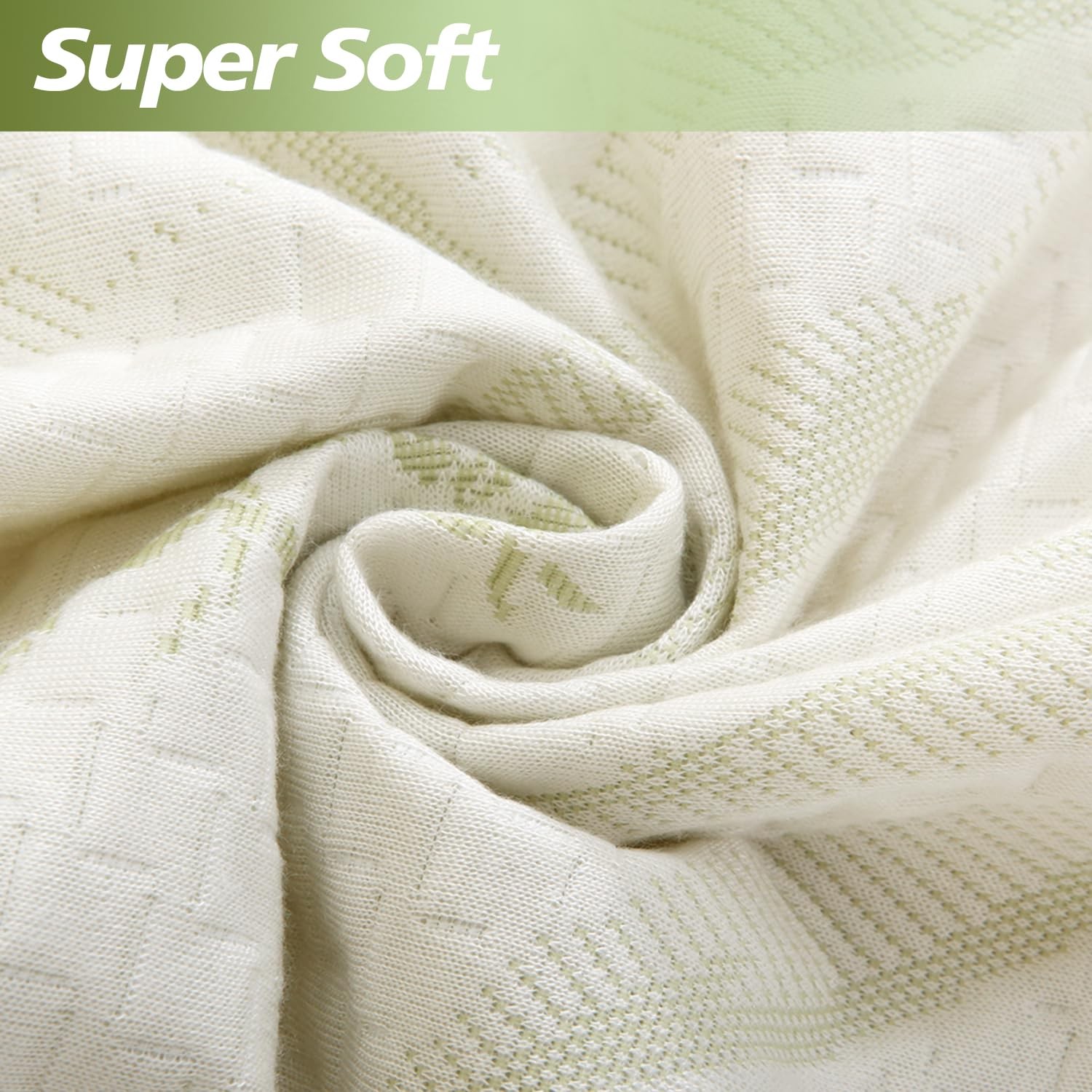 Full Size Mattress Protector Waterproof Full, Rayon Bamboo-new Pattern