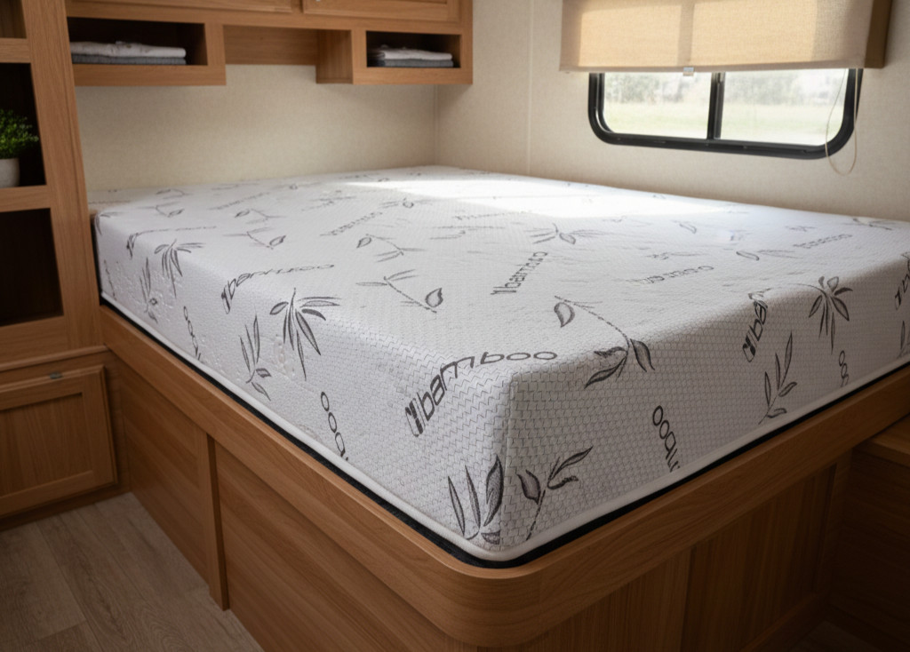 Gel Memory Foam Mattress Bed RV Camper All Sizes Short Queen King Bunk 6″ 8″ 10″