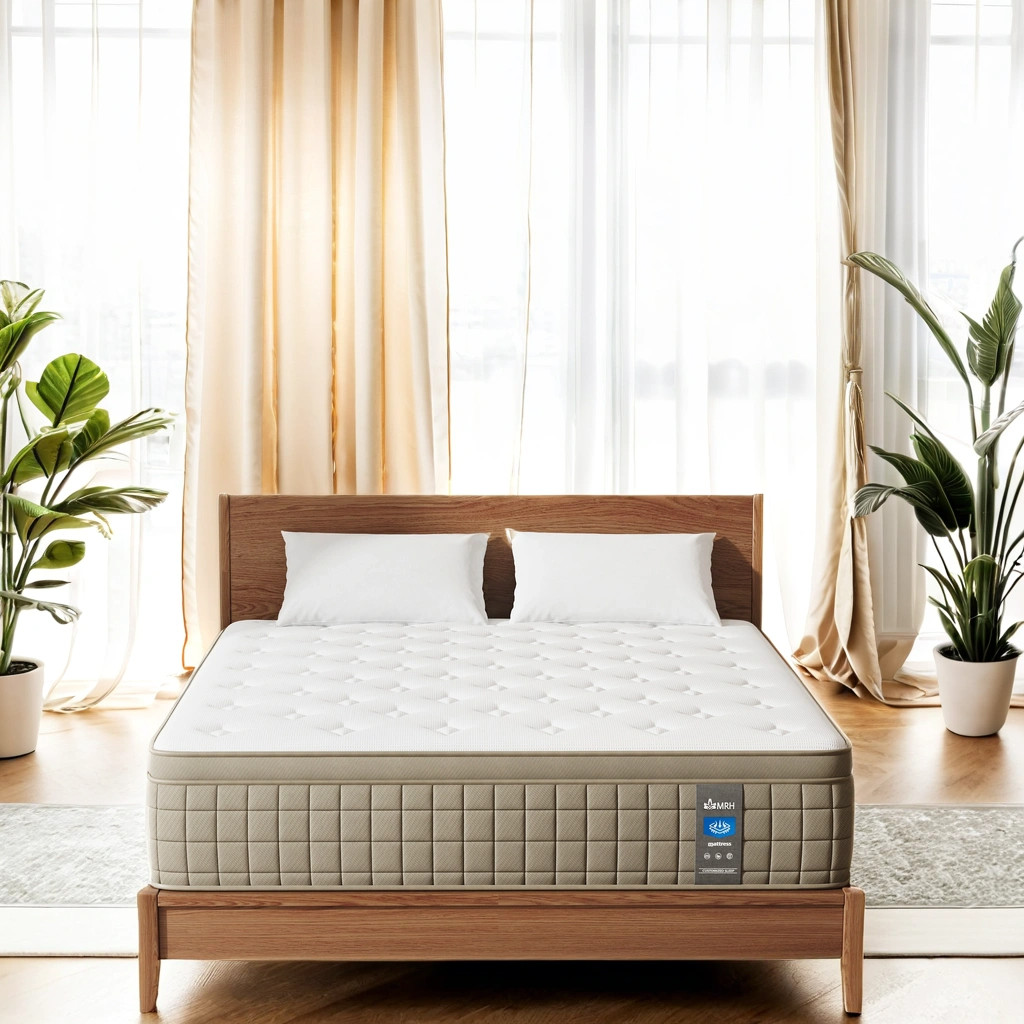 MRH 12 Inch, Pocketed Coil, Box Mattress, Hybrid Mattress, Innerspring Mattress,
