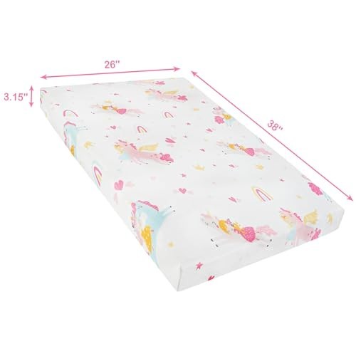 Portable Pack n Play Mattress 38″x26″ – Premium Soft Foam, Odorless, Breathable