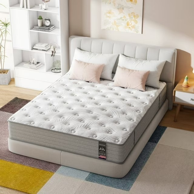 Queen Hybrid Mattress 12″ Gel Memory Foam & Pocket Spring in a Box Edge Support