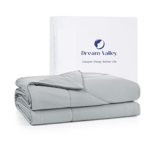 Outlast Deepsleep Cooling Comforter, Full/Queen Queen (90″x90″) Light Grey