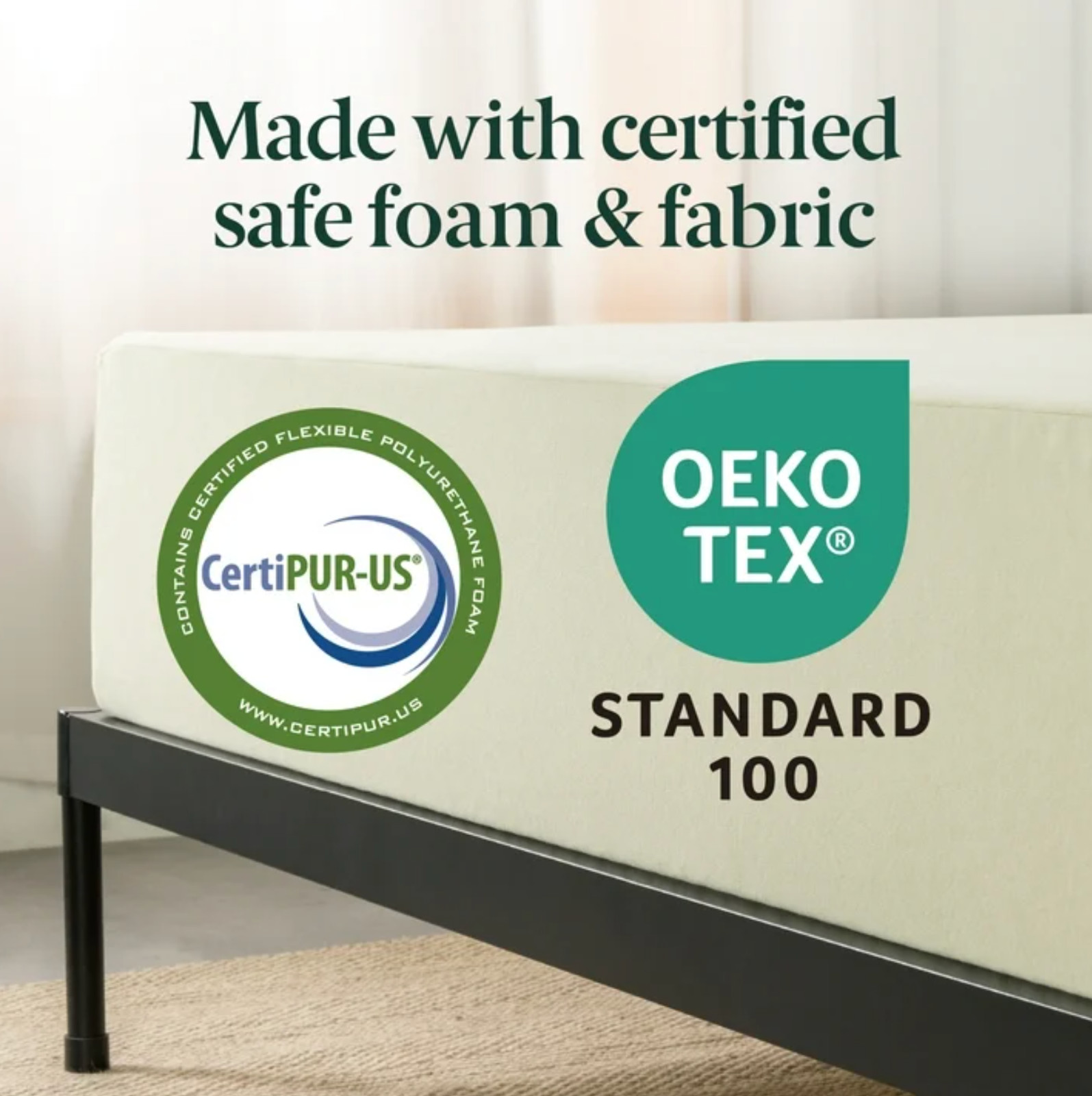 Colchón Twin 6” Memory Foam Frío CertiPUR Twin 6in Cooling Memory Foam Mattress