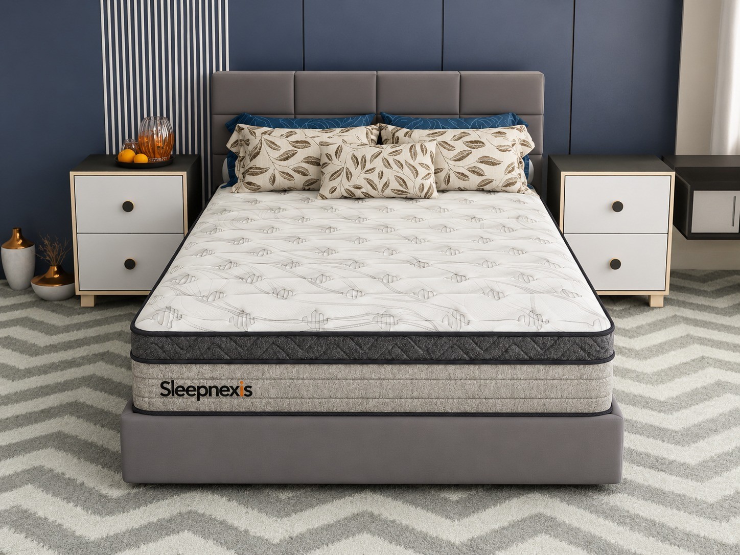 SleepNexis Luxury Hybrid Mattress Cooling Comfort Pressure Relief Bed