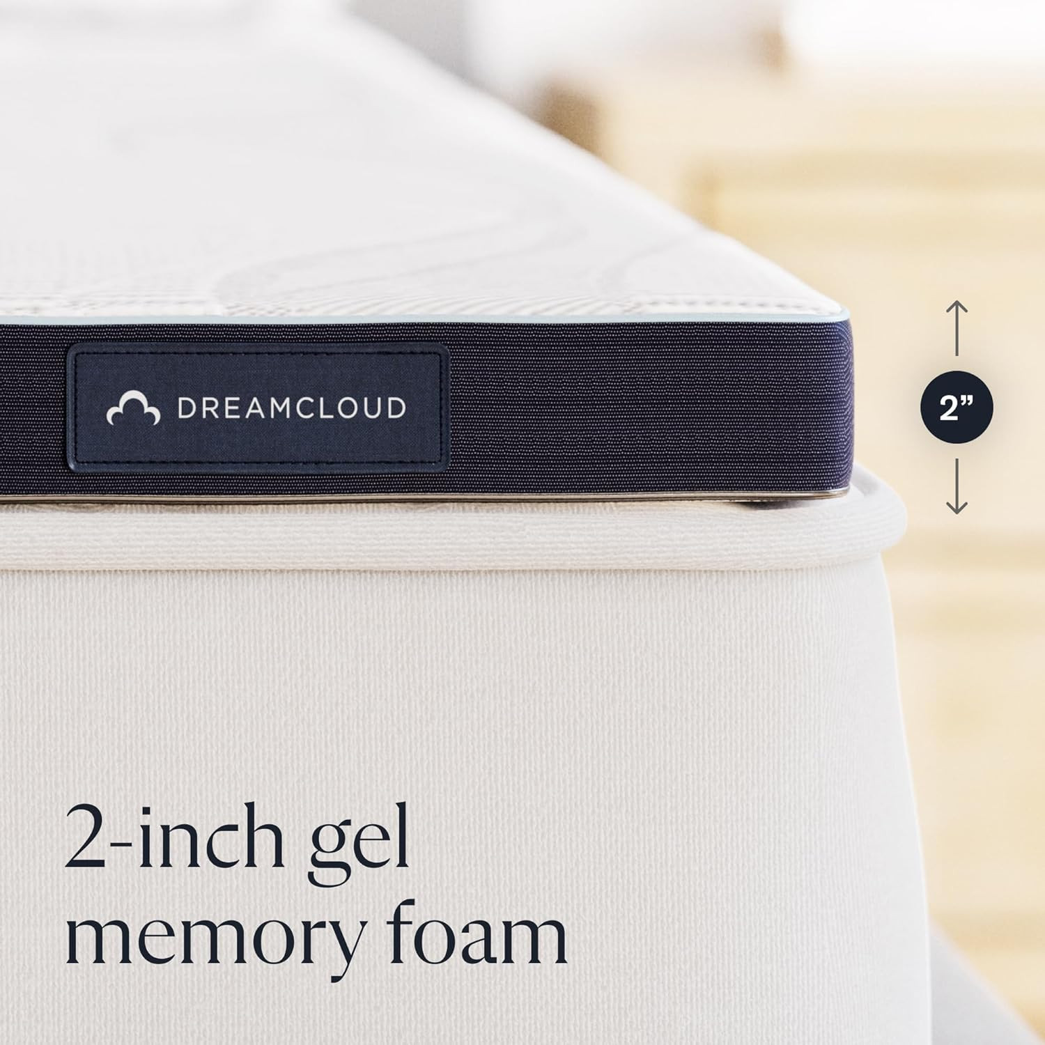 California King Firm Gel Memory Foam Mattress Topper for Back Pain Relief