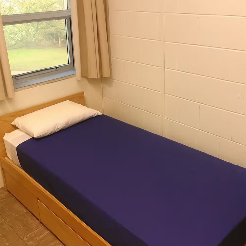 Twin XL Firm Foam, 8 In. Waterproof, Orthopedic Mattress for Dorms, Hotels and N