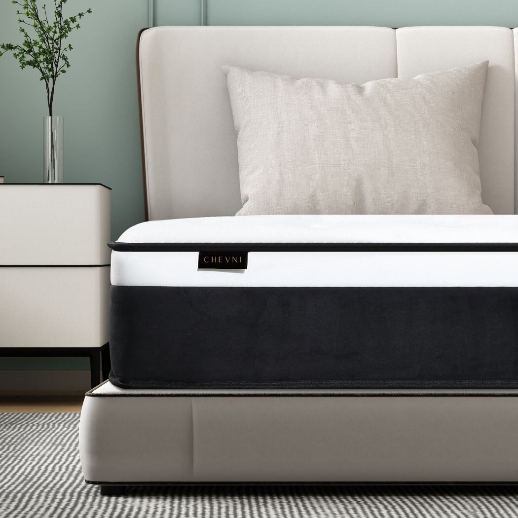 12 Inch Full Size Hybrid Mattress in A Box Spring Gel Memory Foam Medium Firm