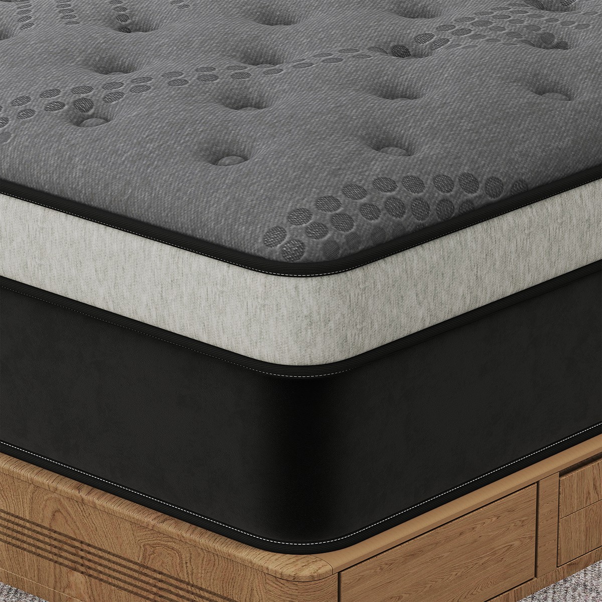 12/14 Inch Twin Full Queen King Mattress in a Box Gel Memory Foam Pocket Spring