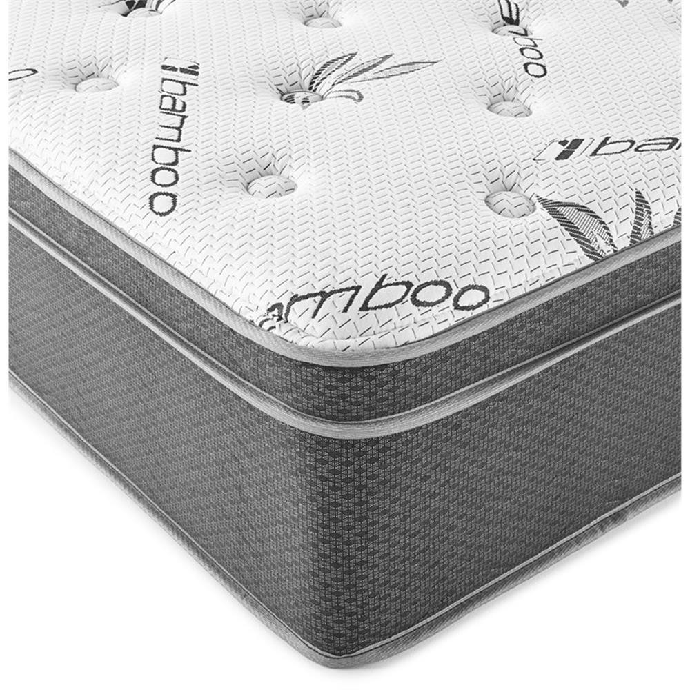 Pemberly Row 13″ Memory Foam California King Mattress with Euro Top in White