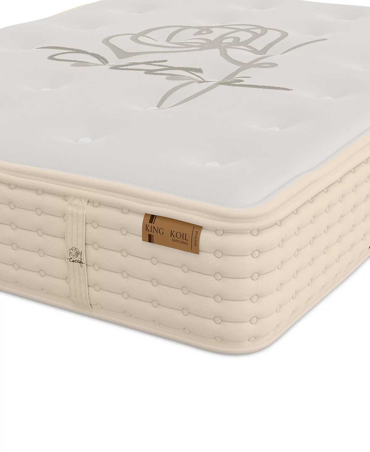 KING KOIL NATURAL ORCHID KING EUROTOP PLUSH MATTRESS NEW CLOSEOUT FAST SHIP