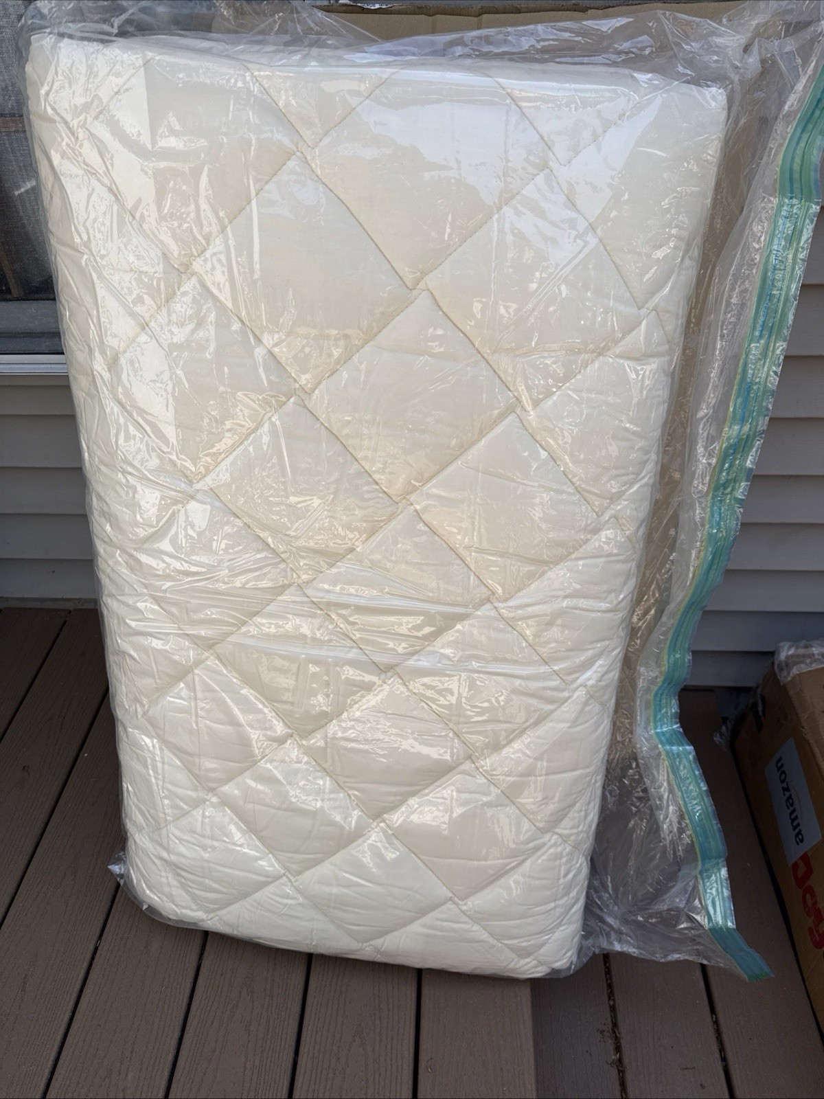 FULI Japanese Futon Floor Tatami Sleeping Pad, Shikibuton Roll Up Bed White Twin
