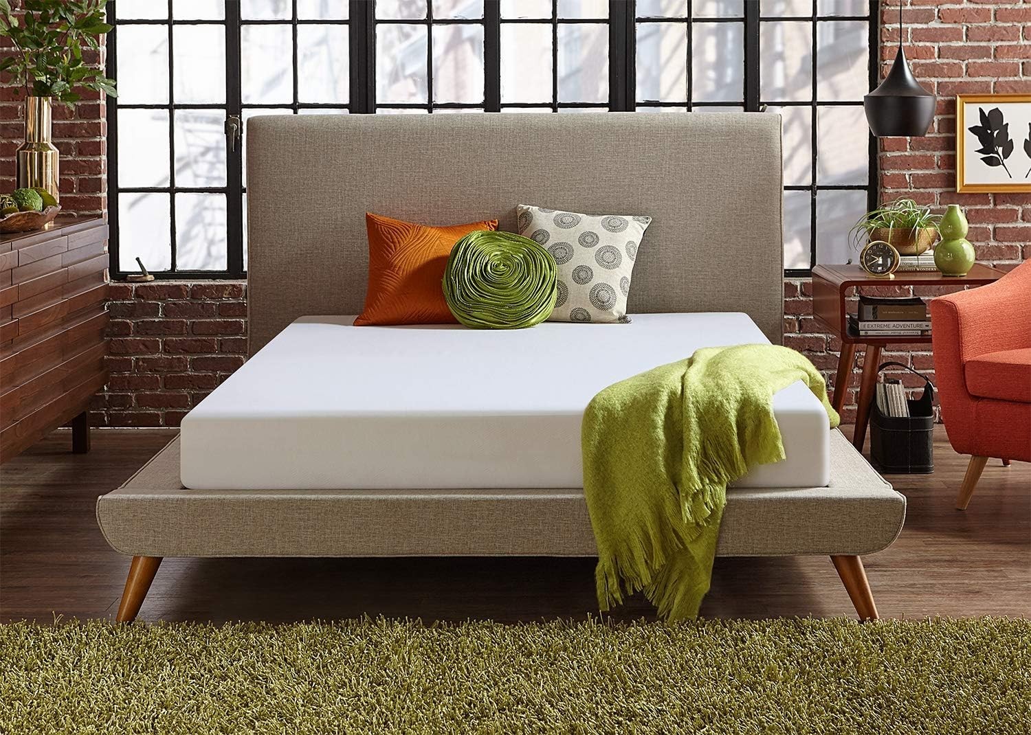 Live and Sleep Classic RV Short Queen Mattress, Firm 8-Inch Memory Foam Mattress