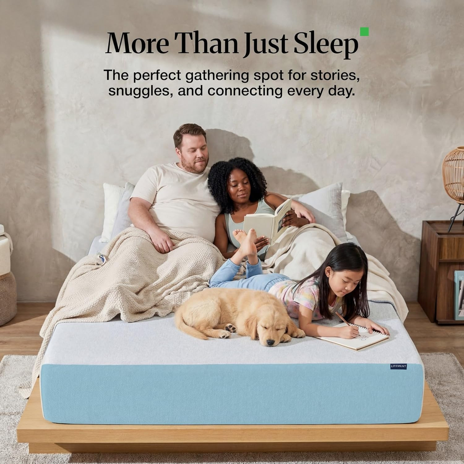 Copper Infused 12″ King Memory Foam Mattress – Medium Firm, 10-Year Warranty