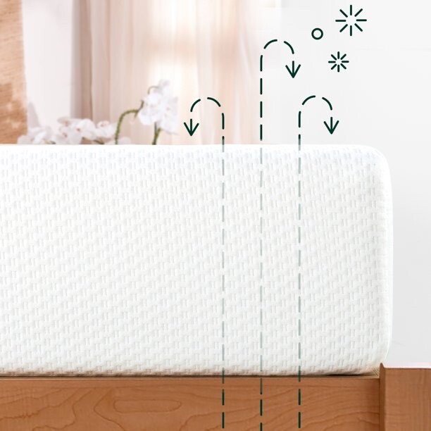 Spa Sensations Serenity 8″ Memory Foam Mattress, Twin
