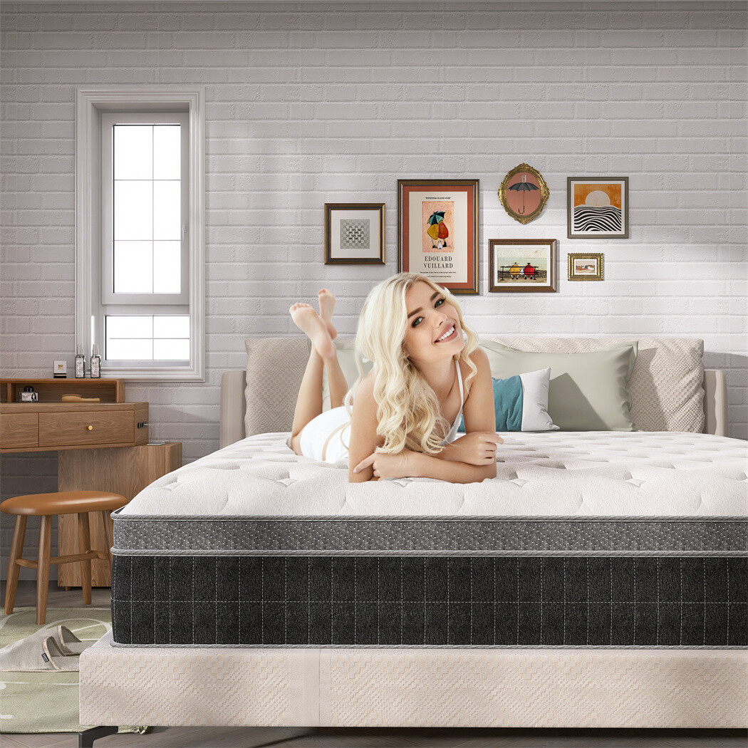 10″ 12″ 14″ Twin Full Queen King Mattress Hybrid Memory Foam Spring Bed In A Box