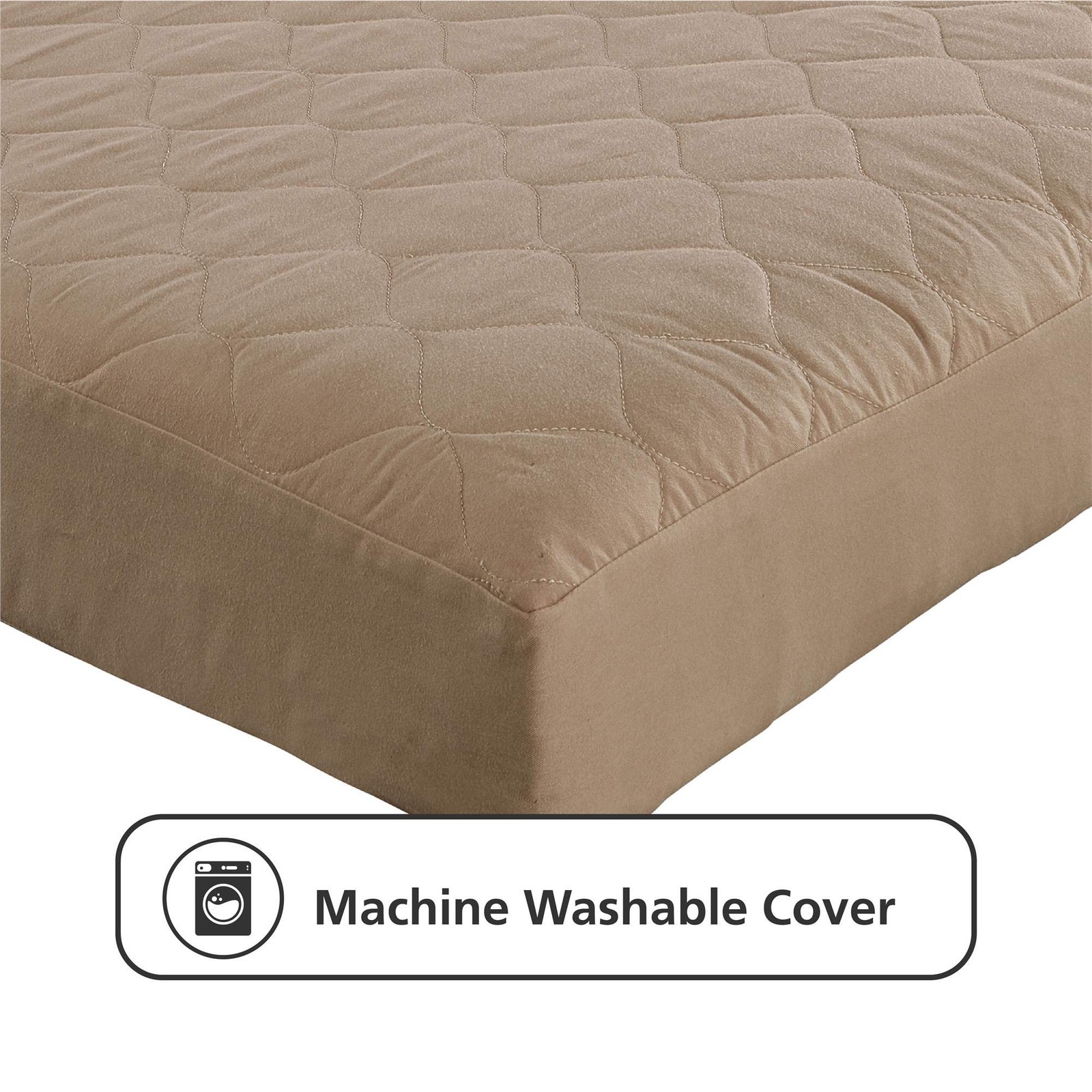 DHP Dana 6 Inch Quilted Twin Mattress with Removable Cover and Thermobonded Poly