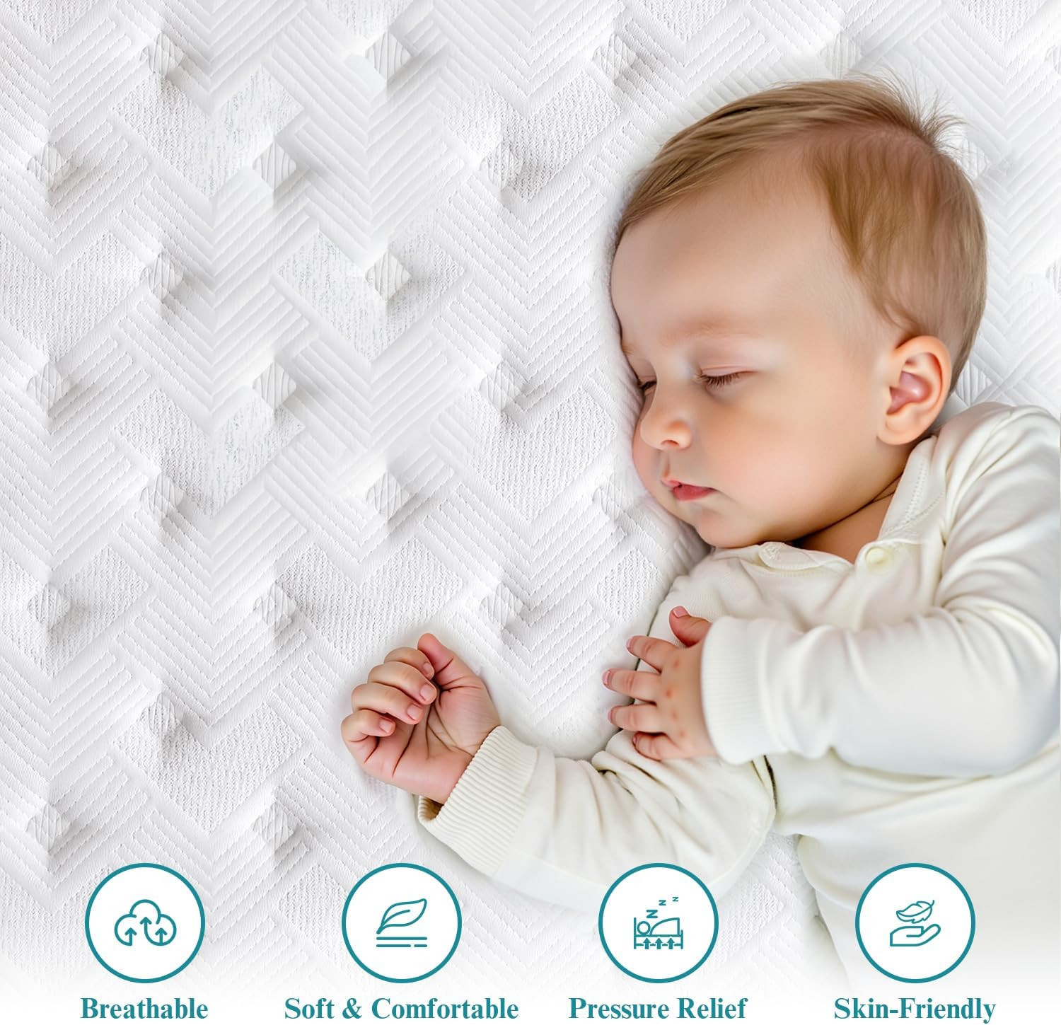 12″ Queen Hybrid Mattress with Memory Foam & Pocket Springs – Medium Firm