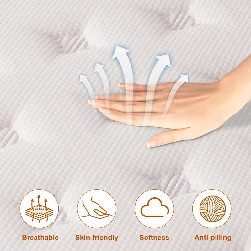 10/12/14″ Twin Full Queen KingHybrid Mattress in a Box Gel Memory Foam Mattress