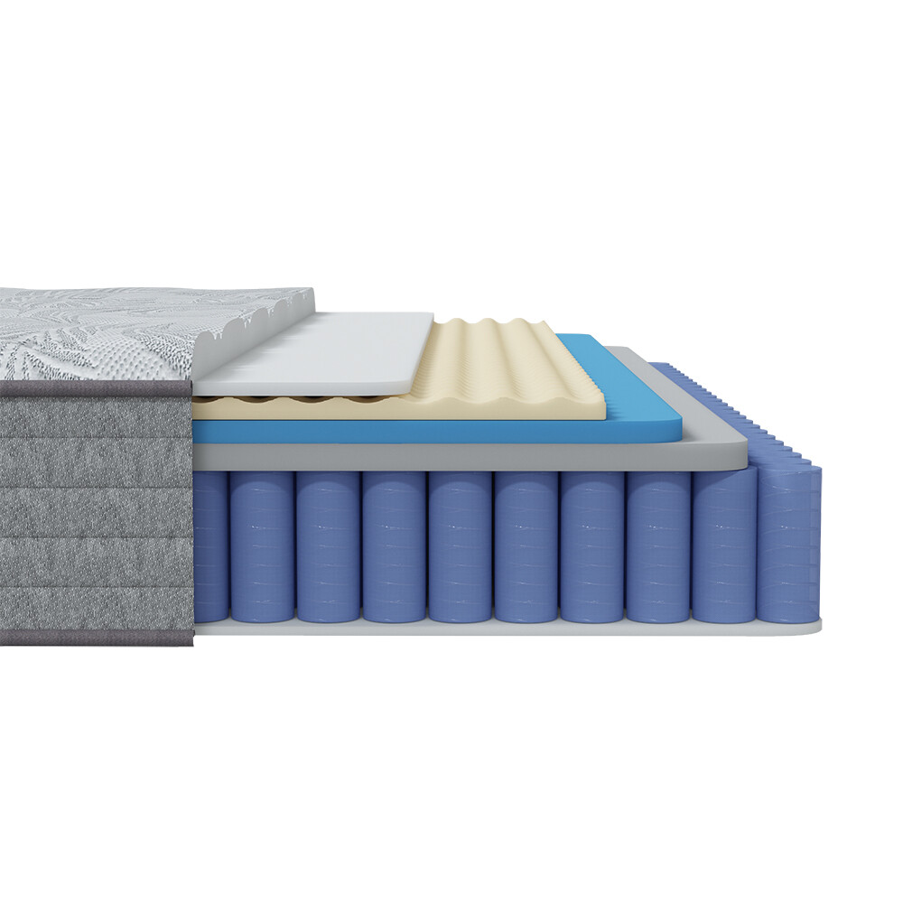 12″ Queen Tight Top Mattress, Gel Cooling Memory Foam Hybrid Mattress in a Box